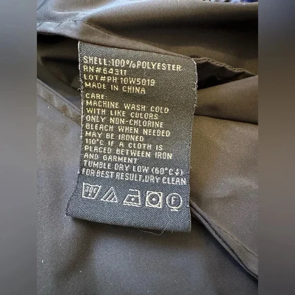 Rainforest Rain Coat Womens Medium Black Polyester Pleated Long Sleeve Hooded - Picture 6 of 13